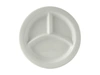 Tuxton Healthcare 3 Compartment Plate 9"x1", 12 Pieces