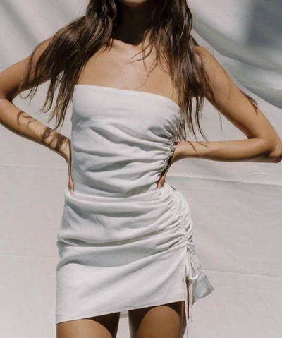 Sndys Nobu Mini Dress In White