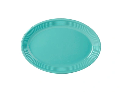 TUXTON CONCENTRIX OVAL PLATTER 9-3/4"X7", 24 PIECES