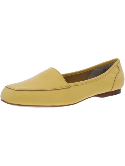 Array Freedom Womens Square Toe Loafers In Yellow