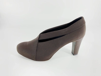 Eileen Fisher Women's Peek T. Moro Heels In Dark Brown In Grey