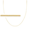 Ross-simons 0.8mm 14kt Yellow Gold Adjustable Box Chain Necklace In Gold