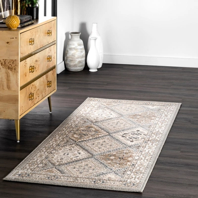 Nuloom Becca Vintage Tile Area Rug In Beige