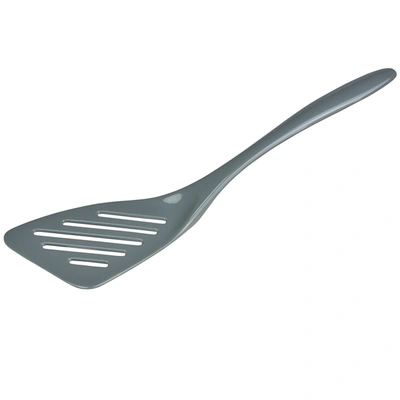 Gourmac 12-inch Melamine Slotted Turner Spatula In Grey