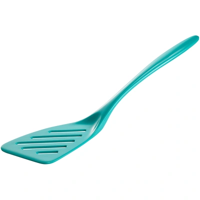 Gourmac 12-inch Melamine Slotted Turner Spatula In Blue