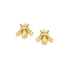 Rs Pure Ross-simons 14kt Yellow Gold Bumblebee Stud Earrings In Gold