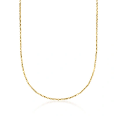 Ross-simons 2.2mm 14kt Yellow Gold Forzantina Chain Necklace