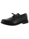 EXECUTIVE IMPERIALS MENS LEATHER SLIP ON WINGTIP SHOES