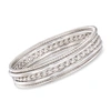 Ross-simons Sterling Silver Jewelry Set: 5 Bangle Bracelets In Silver