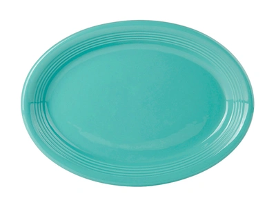 TUXTON CONCENTRIX OVAL PLATTER 13-1/2"X9-3/4", 6 PIECES