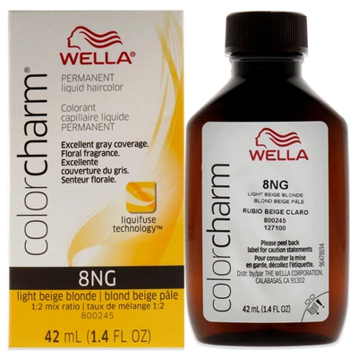 Wella Color Charm Permanent Liquid Haircolor - 8ng Light Beige Blonde By  For Unisex - 1.4 oz Hair Co
