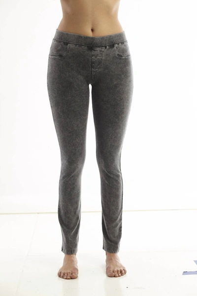 French Kyss Pull-on Jeggings In Denim In Grey