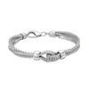 Max + Stone Sterling Silver Mesh Bracelets With Lobster Claw Clasp 7.5 Inch In Silver