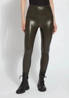 Lyssé Lysse Textured Leather Legging In Black