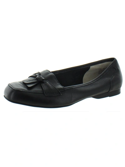 Array Hamilton Womens Tassel Flat Loafers In Black