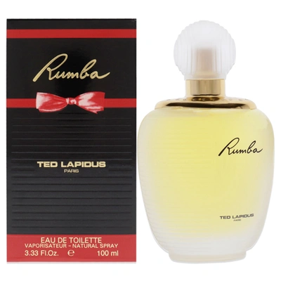 Ted Lapidus Rumba By  For Women - 3.33 oz Edt Spray