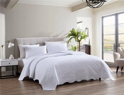 The Nesting Company Ivy 3 Piece Bedspread Set In Grey
