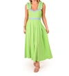 Emily Mccarthy Empire Maxi Dress In Garden Green In Green