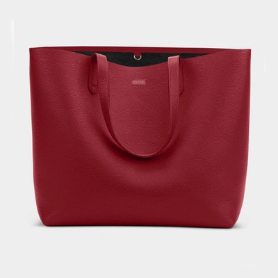Packs Travel Ava Open Tote In Red