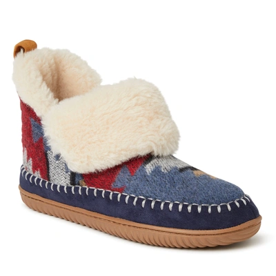 Dearfoams Alpine By  Women's Moritz Bootie In Navy Multi