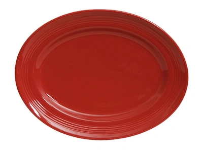 TUXTON CONCENTRIX OVAL PLATTER 13-3/4"X10-1/2", 6 PIECES