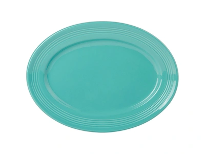 TUXTON CONCENTRIX OVAL PLATTER 11-1/2"X8-3/8", 12 PIECES