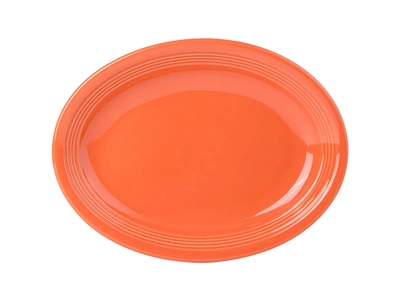 TUXTON CONCENTRIX OVAL PLATTER 11-1/2"X8-3/4", 12 PIECES