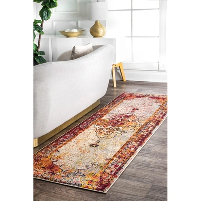 Nuloom Vintage Medallion Veronica Area Rug