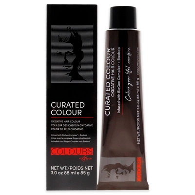 Colours By Gina Curated Colour - 3.22-3vv Intense Dark Violet Brow By  For Unisex - 3 oz Hair Color In Black
