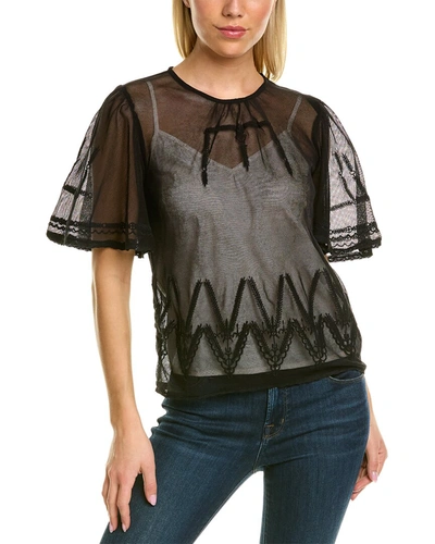 St. Roche Blythe Top In Black