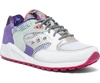 SAUCONY UNISEX - JAZZ 4000 SNEAKER IN WHITE/MULTI