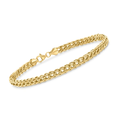Ross-simons 14kt Yellow Gold Braided Link Bracelet