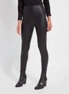 Lyssé Lysse Textured Leather Legging In Black