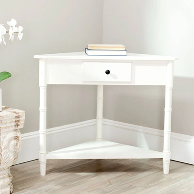 Safavieh Gomez Corner Table With Storage Drawer