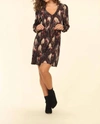 Veronica M Roanoke Ity Swing Dress In Multi In Black