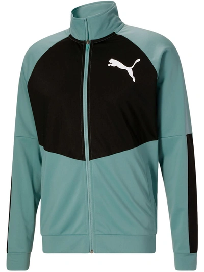 Puma Mens Fitness Workout Athletic Jacket In Multi