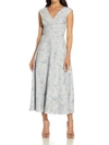 ADRIANNA PAPELL WOMENS PLEATED MAXI COCKTAIL AND PARTY DRESS