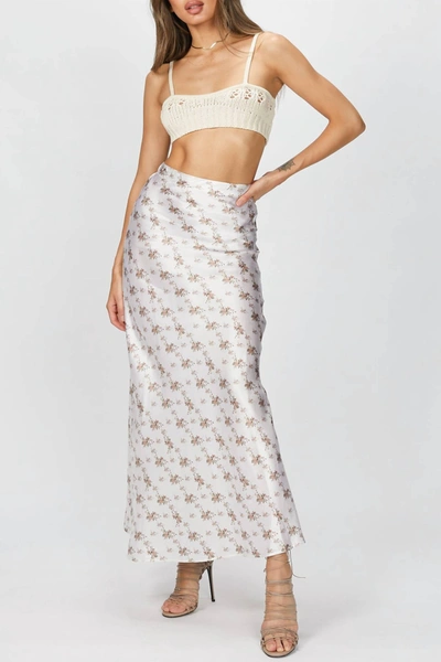 Adete Freesia Skirt In Vintage Ditsy Floral In White