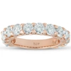 Pompeii3 2 1/2ct Diamond U Prong Wedding Ring 14k Rose Gold Anniversary Band In Multi