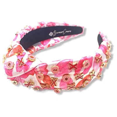 Brianna Cannon Xoxo Charm Headband In Pink