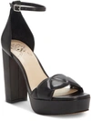 VINCE CAMUTO MAHGS WOMENS ANKLE STRAP BLOCK HEELS