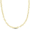 MIMI & MAX 3MM HEART LINK NECKLACE IN YELLOW PLATED STERLING SILVER - 16 IN.