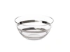 Classic Touch Decor Dessert Bowl With Silver Brick Design