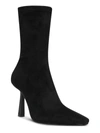 Steve Madden Katerina Womens Faux Leather Square Toe Mid-calf Boots In Black