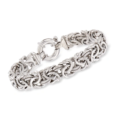 Ross-simons Italian Sterling Silver Byzantine Bracelet