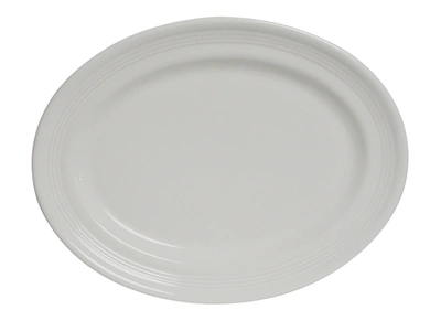 TUXTON CONCENTRIX OVAL PLATTER 13-3/4"X10-1/2", 6 PIECES