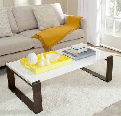 Safavieh Bartholomew Mid Century Scandinavian Lacquer Coffee Table