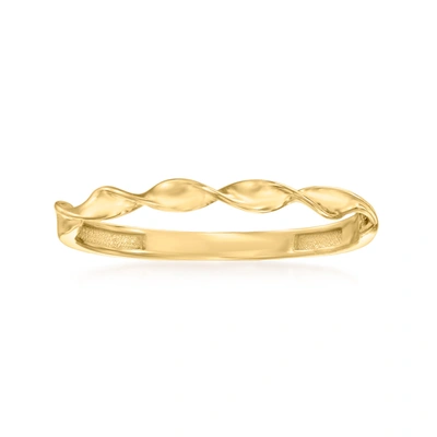 Canaria Fine Jewelry Canaria 10kt Yellow Gold Twisted Ring