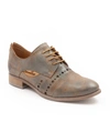 Casta Women's Fargo Lace Up Loafer In Petrol In Multi
