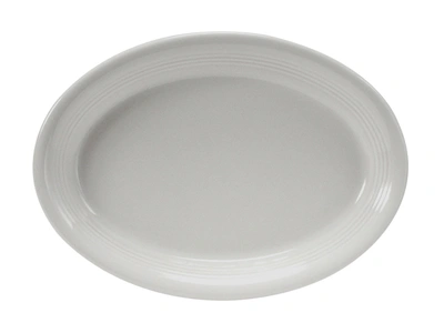 TUXTON CONCENTRIX OVAL PLATTER 13-1/2"X9-3/4", 6 PIECES